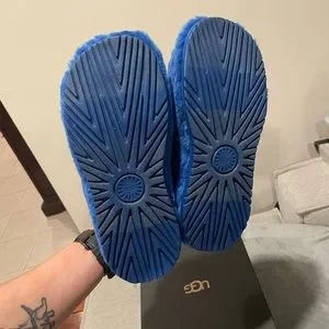 UGG | Shoes | Nwot Ugg Mens Fluff You Slippers In Royal Blue  display picture 2
